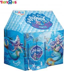Stats Play Polyester Tent House Mermaid | Toy House for Kids (Multicolour)