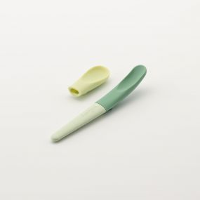 Miniware Pre2Pro Self Feeding Spoon for Kids 4 months to 2 Years (Green Energy)