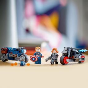LEGO Marvel Black Widow & Captain America Motorcycles 76260 (130 Pieces)