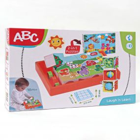 Magi Cubes Animal Puzzle Game for Kids 18 Months+ Multicolour- 12 Cubes