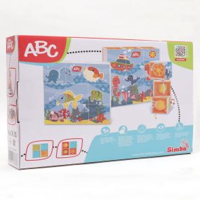 ABC Magi Cubes Sea World Puzzle Game for Kids 18 Months+ Multicolour- 9 Cubes
