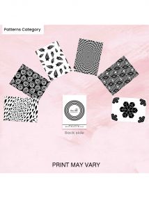 Baby Moo High Contrast Flash Cards Pack of 6 - Patterns