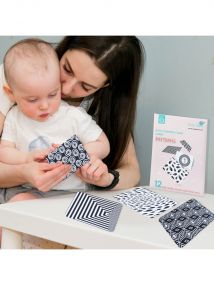 Baby Moo High Contrast Flash Cards Pack of 12 - Patterns