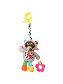Baby Moo Star's Favourite Grey Hanging Pulling Toy With Teether