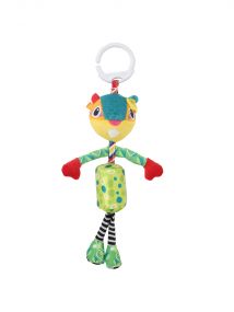 Baby Moo Smiling Green Hanging Musical Toy / Wind Chime Soft Rattle