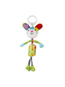 Baby Moo Mr. Flourist Green Hanging Musical Toy / Wind Chime Soft Rattle