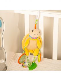 Baby Moo Tortoise Yellow Hanging Toy With Teether