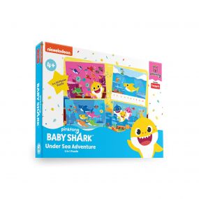 Funskool Baby Shark 48 Pieces Puzzle for Memory Skill, Creative Thinking, Color Recognition