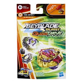 Beyblade Burst QuadDrive Stone Linwyrm L7 Spinning Top Starter Pack - Stamina/Balance Type Battling Game with Launcher, Toy for Kids 8 YEARS+