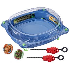 Beyblade Burst QuadDrive Galaxy Orbit Battle Set - Battle Game Set with Beystadium, 2 Battling Top Toys and 2 Launchers for Ages 8 and Up
