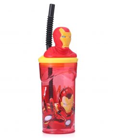 Iron Man Stor 3D Figurine Tumbler 360ml for Kids 2-5 Years