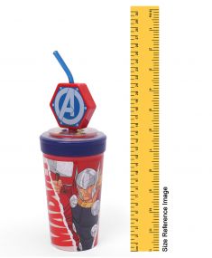 Avengers Stor Gear Tumbler 390ml with straw for Kids 2-5 Years