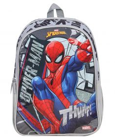 Spiderman Grey 16 inch Bag Water Repellent for Kids 5-8 Years