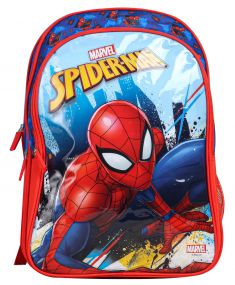 Spiderman Blue and Red 14 inch Bag Water Repellent for Kids 2-5 Years