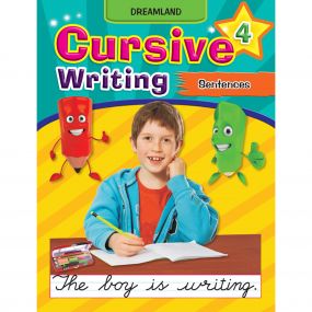 Cursive Writing Book (Sentences) Part 4 : Children Early Learning Book By Dreamland Publications-Age 2 to 5 years