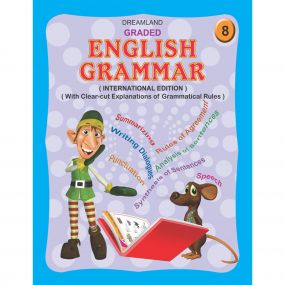 Graded English Grammar Part 8 : Children School Textbooks Book By Dreamland Publications-Age 8 to 12 years