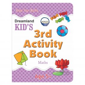 Kid's 3rd Activity Book - Maths : Children Interactive & Activity Book By Dreamland Publications-Age 5 to 8 years