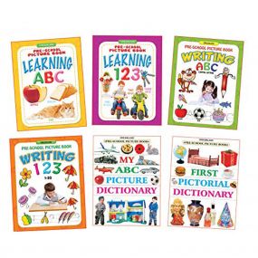 Pre School Books - Pack (6 Titles) : Children Early Learning Book By Dreamland Publications-Age 2 to 5 years