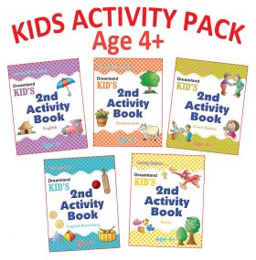 Kid's 2nd Activity Age  4+ - Pack (5 Titles) : Children Interactive & Activity Book By Dreamland Publications-Age 2 to 5 years