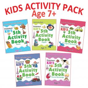 Kid's 5th Activity Age  7+ - Pack (5 Titles) : Children Interactive & Activity Book By Dreamland Publications-Age 5 to 8 years