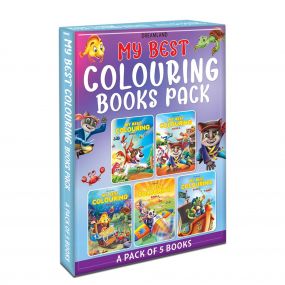 Best Colouring - pack (5 titles) : Children Drawing, Painting & Colouring Book By Dreamland Publications-Age 2 to 5 years