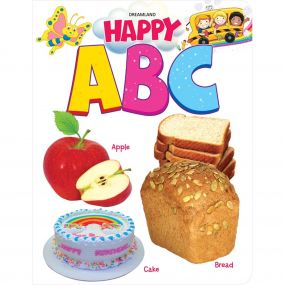 Happy ABC : Children Early Learning Book By Dreamland Publications-Age 2 to 5 years