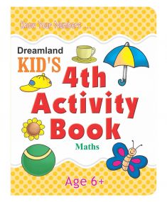 Kid's 4th Activity Book - Maths : Children Interactive & Activity Book By Dreamland Publications-Age 5 to 8 years