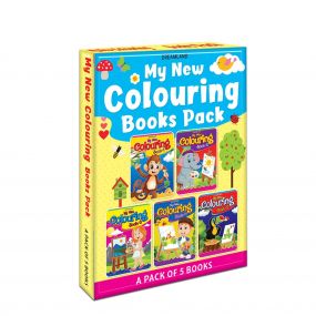 My New Colouring Book - Pack (5 Titles) : Children Drawing, Painting & Colouring Book By Dreamland Publications-Age 2 to 5 years
