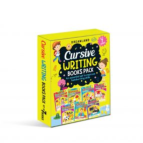 Cursive Writing Book - Pack (7 Titles) : Children Early Learning Book By Dreamland Publications-Age 5 to 8 years