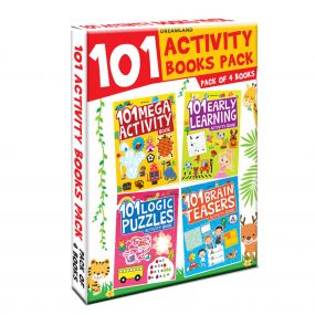 101 Activity Books - (A set of 4 Books) : Children Interactive & Activity Book By Dreamland Publications-Age 5 to 8 years