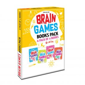 Brain Games Series (A set of 4 Books) : Children Interactive & Activity Book By Dreamland Publications-Age 2 to 5 years