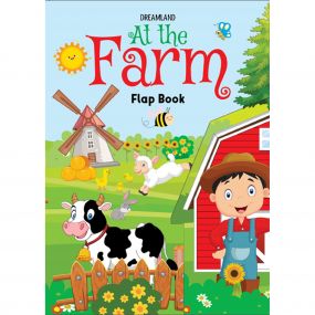 Flap Book- At the Farm : Children Interactive & Activity Book By Dreamland Publications-Age 2 to 5 years