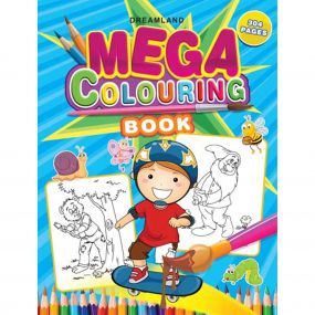 Mega Colouring Book : Children Drawing, Painting & Colouring Book By Dreamland Publications-Age 2 to 5 years