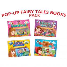 Pop Up Fairy Tales Pack-1 (4 titles) : Children Story Books Board Book By Dreamland Publications-Age 5 to 8 years