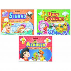 Pop Up Fairy Tales Pack-2 (3 titles) : Children Story Books Board Book By Dreamland Publications-Age 5 to 8 years