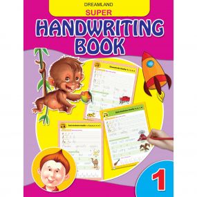 Super Hand Writing Book Part - 1 : Children Early Learning Book By Dreamland Publications-Age 2 to 5 years