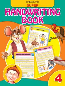 Super Hand Writing Book Part - 4 : Children Early Learning Book By Dreamland Publications-Age 2 to 5 years