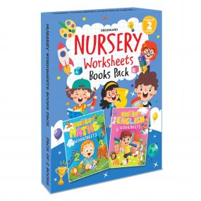 Nursery Worksheets (A set of 2 Books) : Children Early Learning Book By Dreamland Publications-Age 2 to 5 years