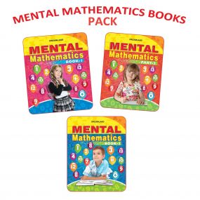 Mental Mathematics (Set -2 ,Book 1,2,3) : Children School Textbooks Book By Dreamland Publications-Age 5 to 8 years