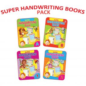 Super Handwriting Books pack 1(4 Titles) : Children Early Learning Book By Dreamland Publications-Age 2 to 5 years