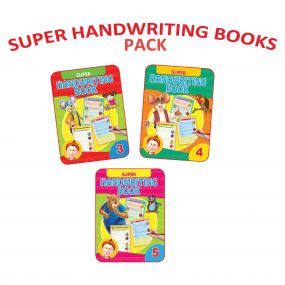 Super Handwriting Books pack 2(3 Titles) : Children Early Learning Book By Dreamland Publications-Age 2 to 5 years