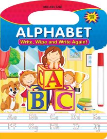 Write and Wipe Book - Alphabets : Children Early Learning Book By Dreamland Publications-Age 2 to 5 years