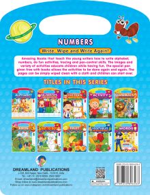 Write and Wipe Book - Numbers : Children Early Learning Book By Dreamland Publications-Age 2 to 5 years