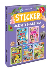 Sticker Activity Book - Pack (5 Titles) : Children Interactive & Activity Book By Dreamland Publications-Age 2 to 5 years