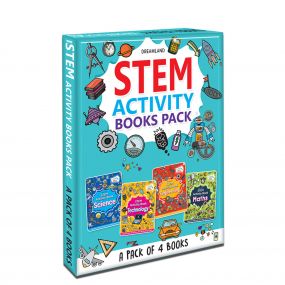 STEM Activity Books Pack (A set of 4 Books) : Children Interactive & Activity Book By Dreamland Publications-Age 8 to 12 years
