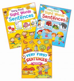 Very First Sentence Books - (3 Titles) : Children Early Learning Book By Dreamland Publications-Age 2 to 5 years