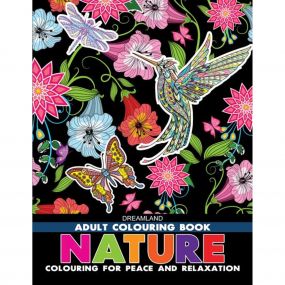 Nature- Colouring Book for Adults : Children Colouring Books for Peace and Relaxation Book By Dreamland Publications-Age Big kids( 12+ years)