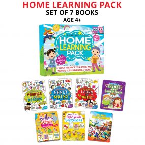 Home Learning Pack Age  4+ : Children Early Learning Book By Dreamland Publications-Age 2 to 5 years