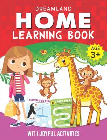Home Learning Book With Joyful Activities - 3+ : Children Interactive & Activity Book By Dreamland Publications-Age 2 to 5 Years