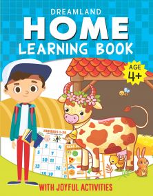 Home Learning Book With Joyful Activities - 4+ : Children Interactive & Activity Book By Dreamland Publications-Age 2 to 5 years